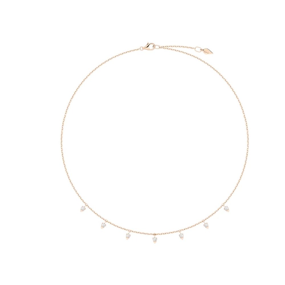 SOLD - Piaget 18k Gold Sunlight Diamond Necklace - Picture 8 of 10